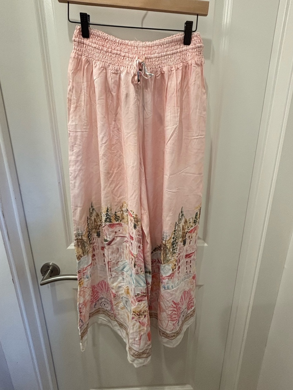 NWT Label of Love relaxed fit Luciana seaside village wide leg pants - M